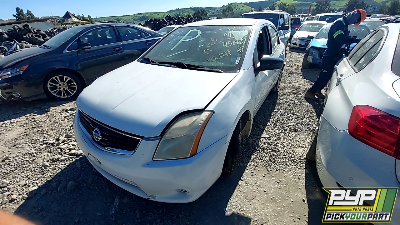 2012 NISSAN SENTRA partes disponibles