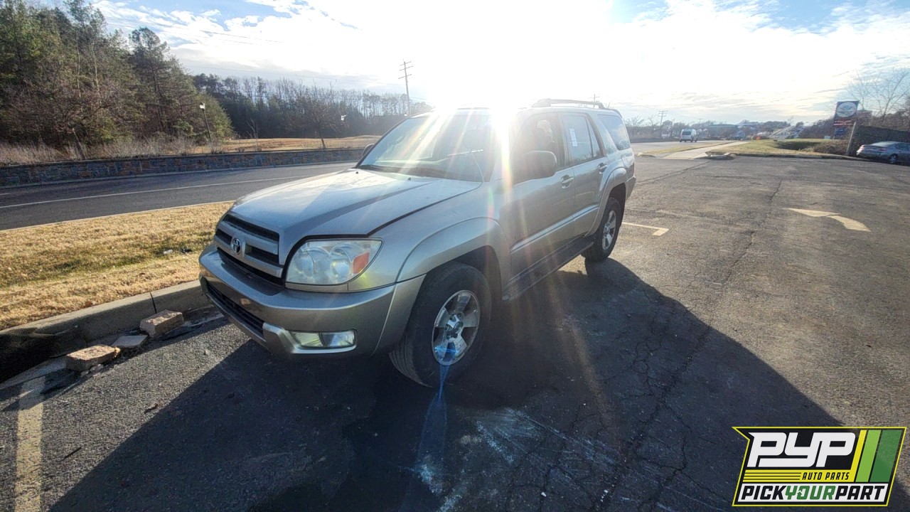 2003 TOYOTA 4RUNNER partes disponibles