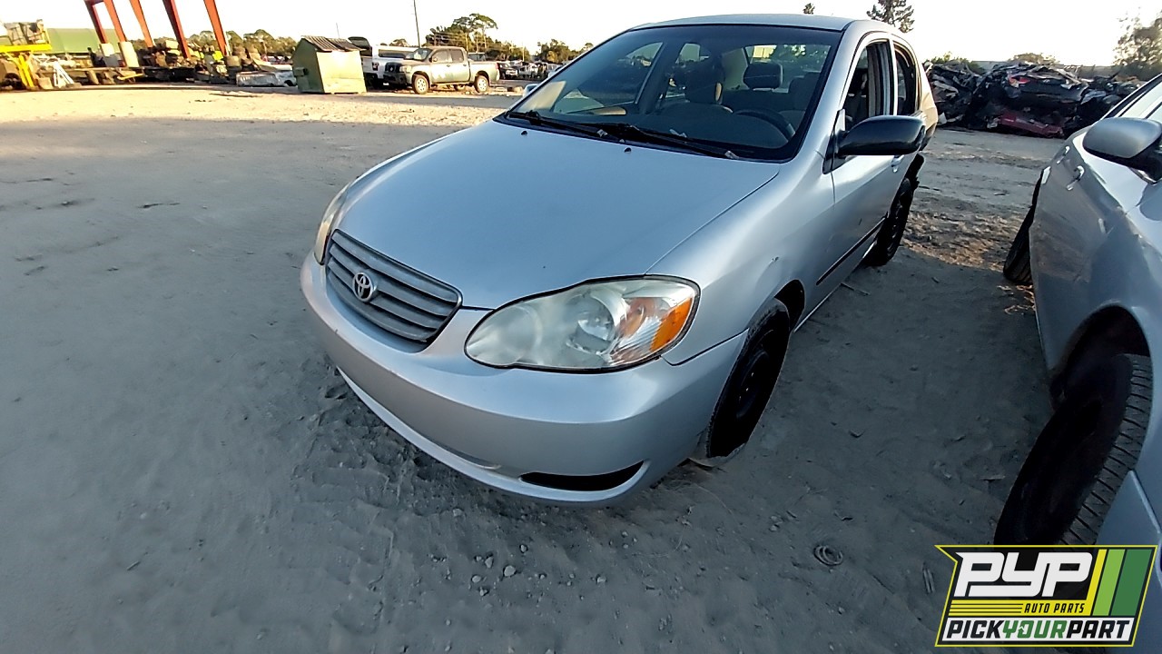 2007 TOYOTA COROLLA partes disponibles
