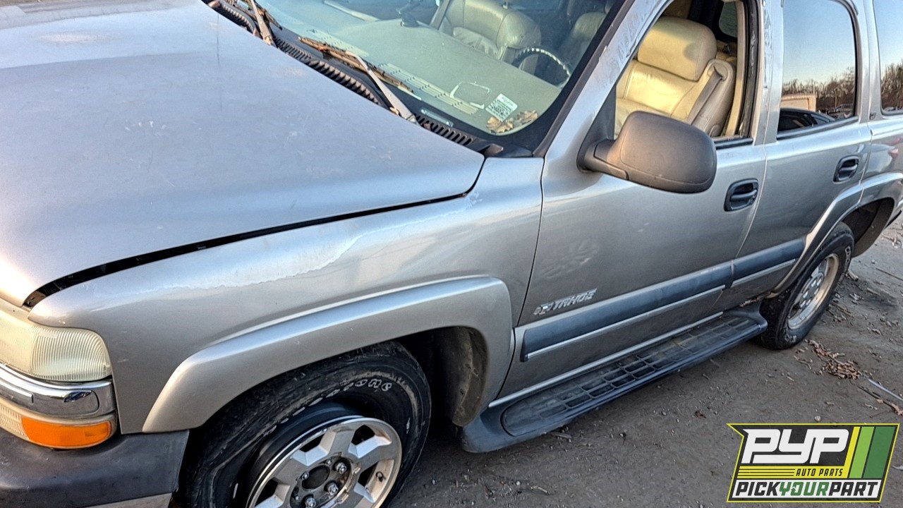 2002 CHEVROLET TAHOE partes disponibles