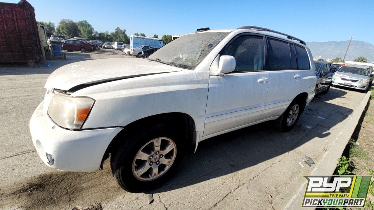 2004 TOYOTA HIGHLANDER partes disponibles