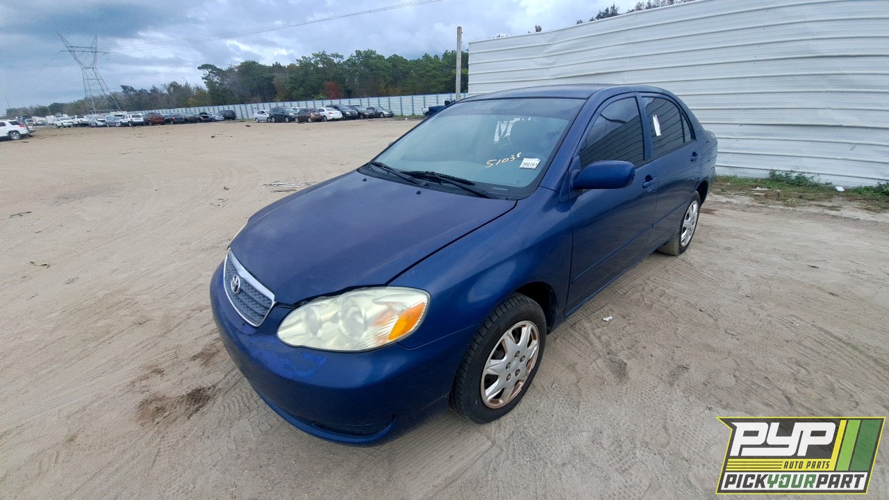 2006 TOYOTA COROLLA partes disponibles