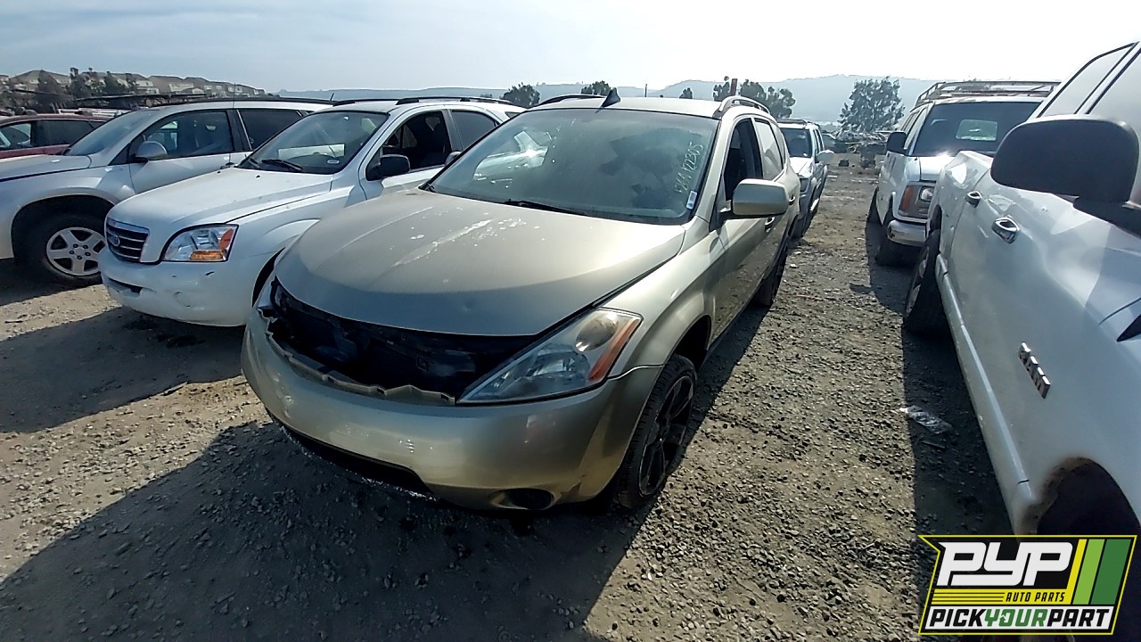 2007 NISSAN MURANO partes disponibles