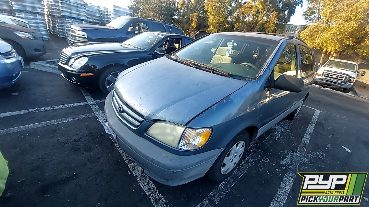 2002 TOYOTA SIENNA available for parts