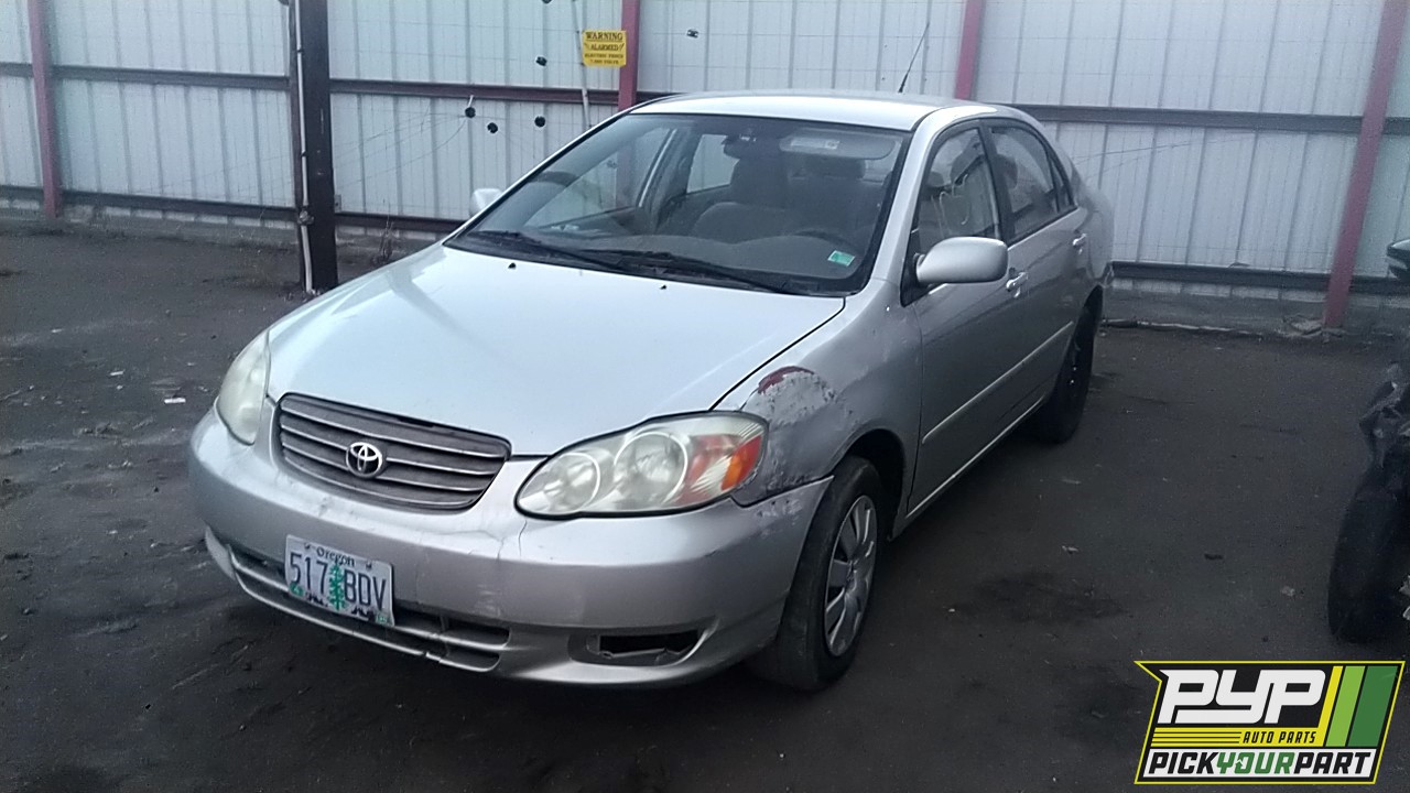 2003 TOYOTA COROLLA available for parts