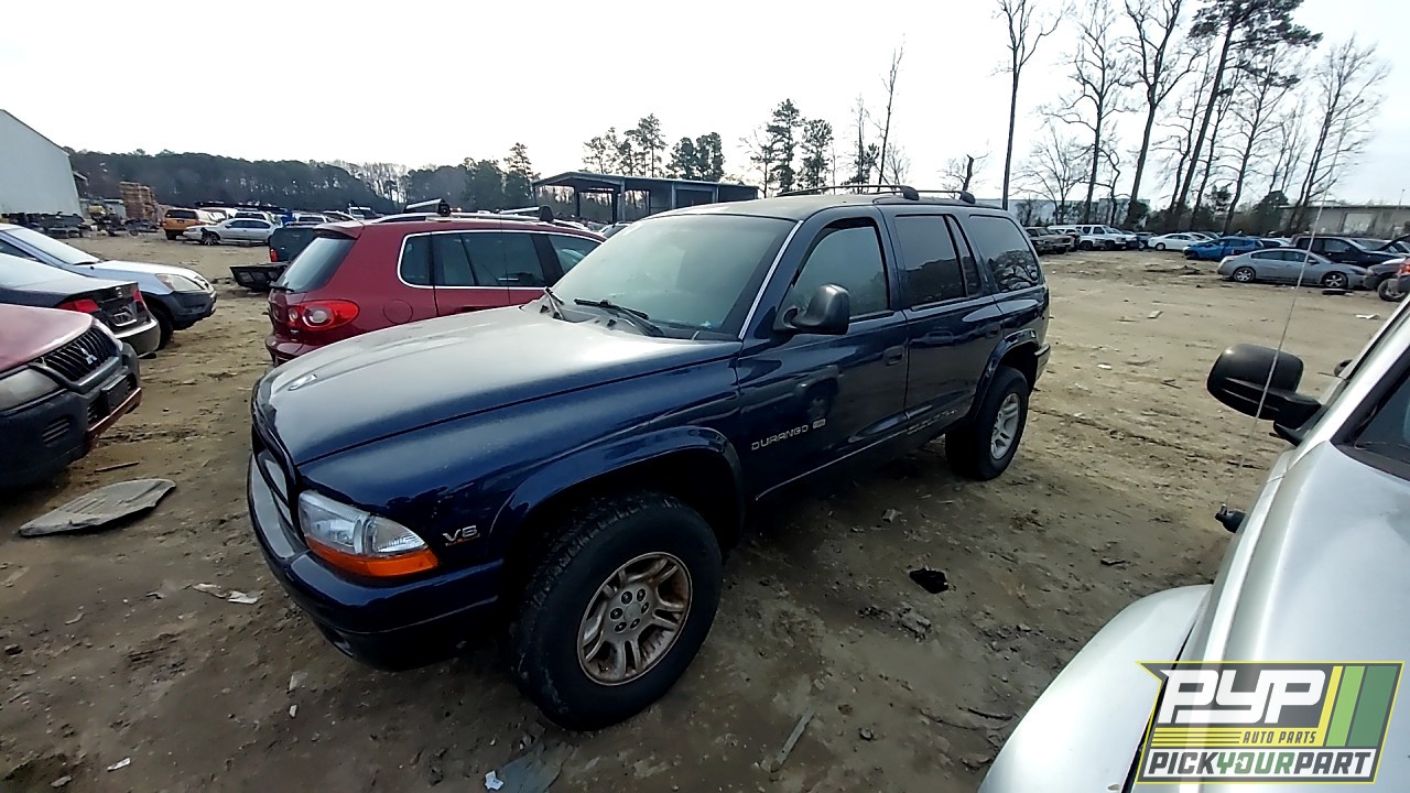 2000 DODGE DURANGO partes disponibles