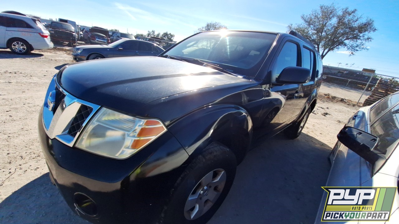 2008 NISSAN PATHFINDER partes disponibles