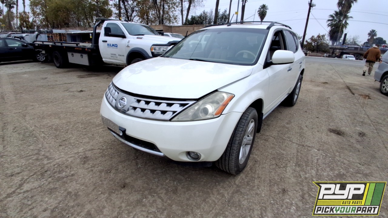 2006 NISSAN MURANO partes disponibles