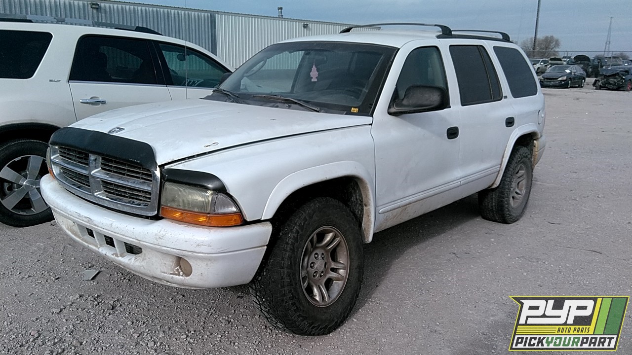 2002 DODGE DURANGO partes disponibles