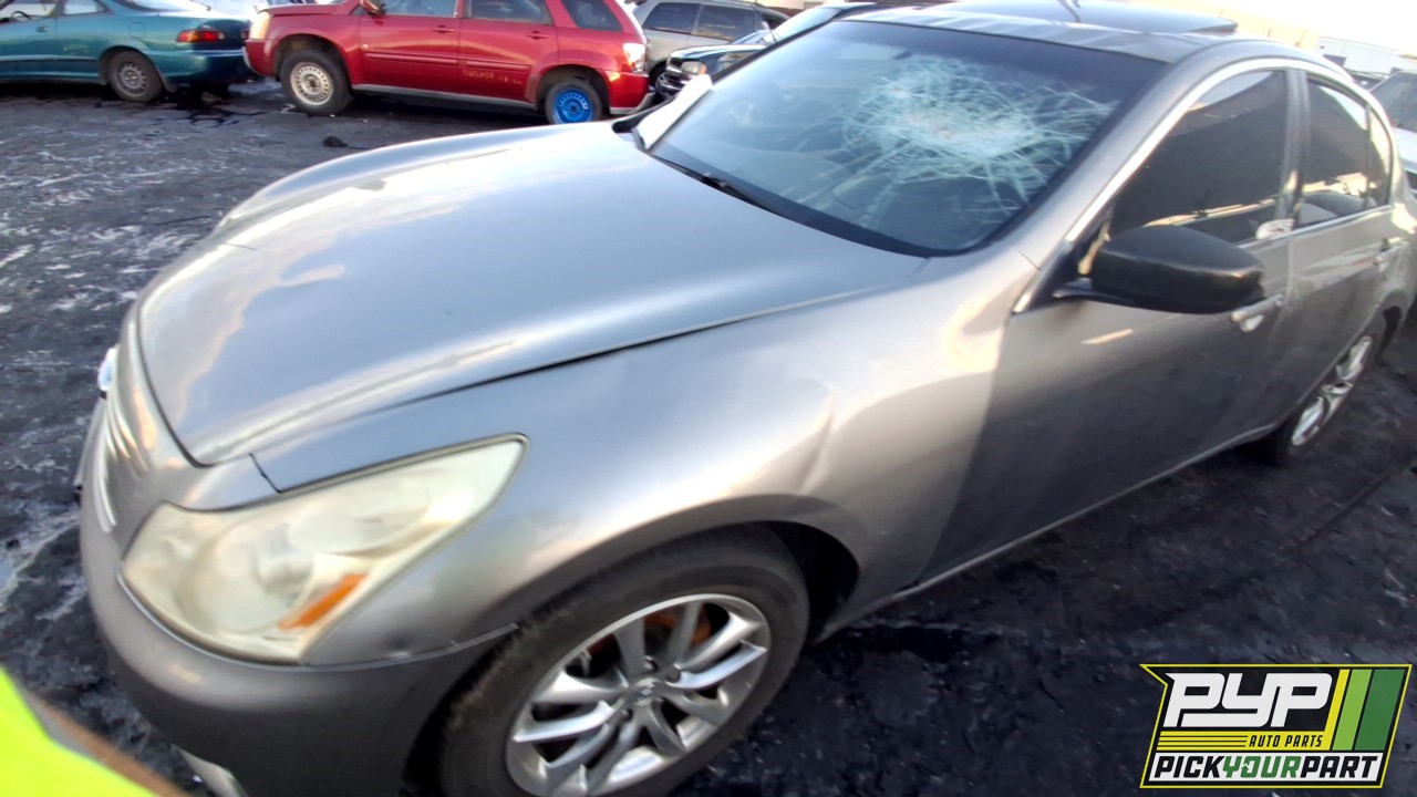 2009 INFINITI G37 partes disponibles