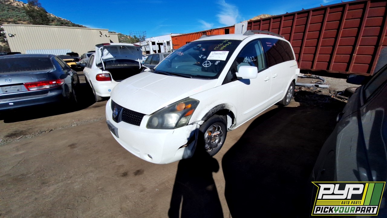 2006 NISSAN QUEST available for parts