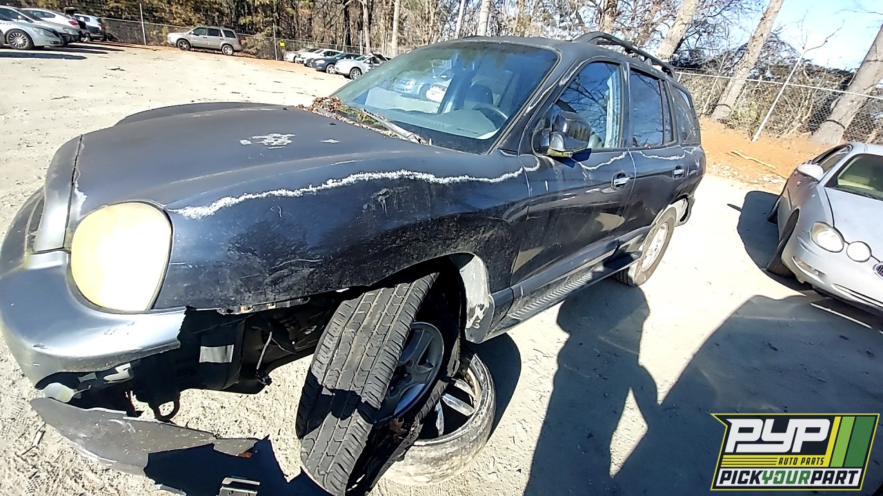 2004 HYUNDAI SANTA FE partes disponibles