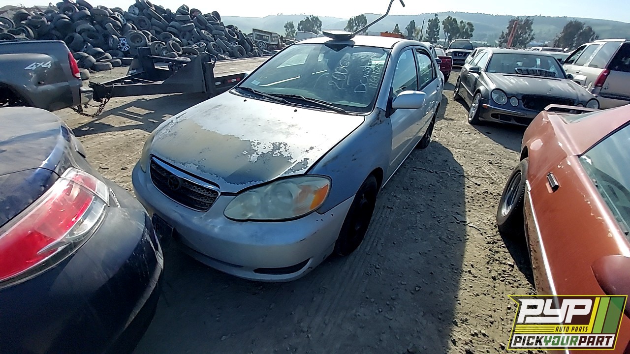2006 TOYOTA COROLLA partes disponibles