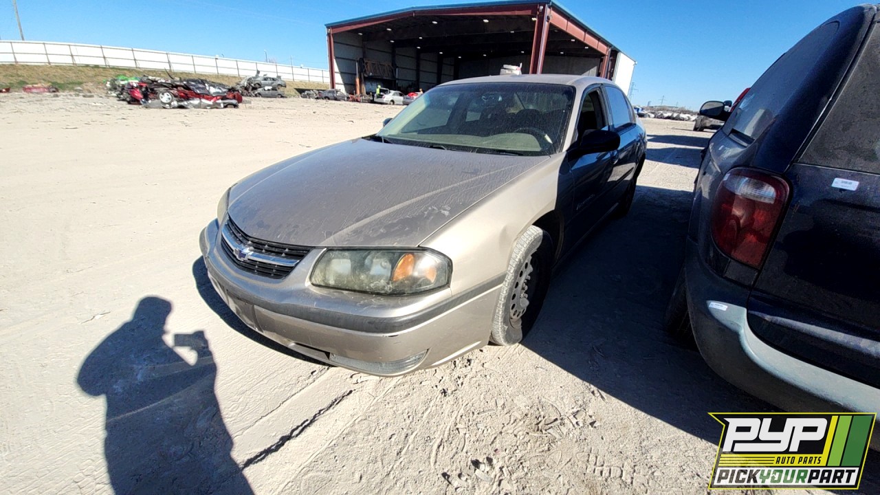 2002 CHEVROLET IMPALA partes disponibles