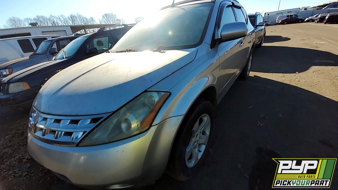 2005 NISSAN MURANO partes disponibles