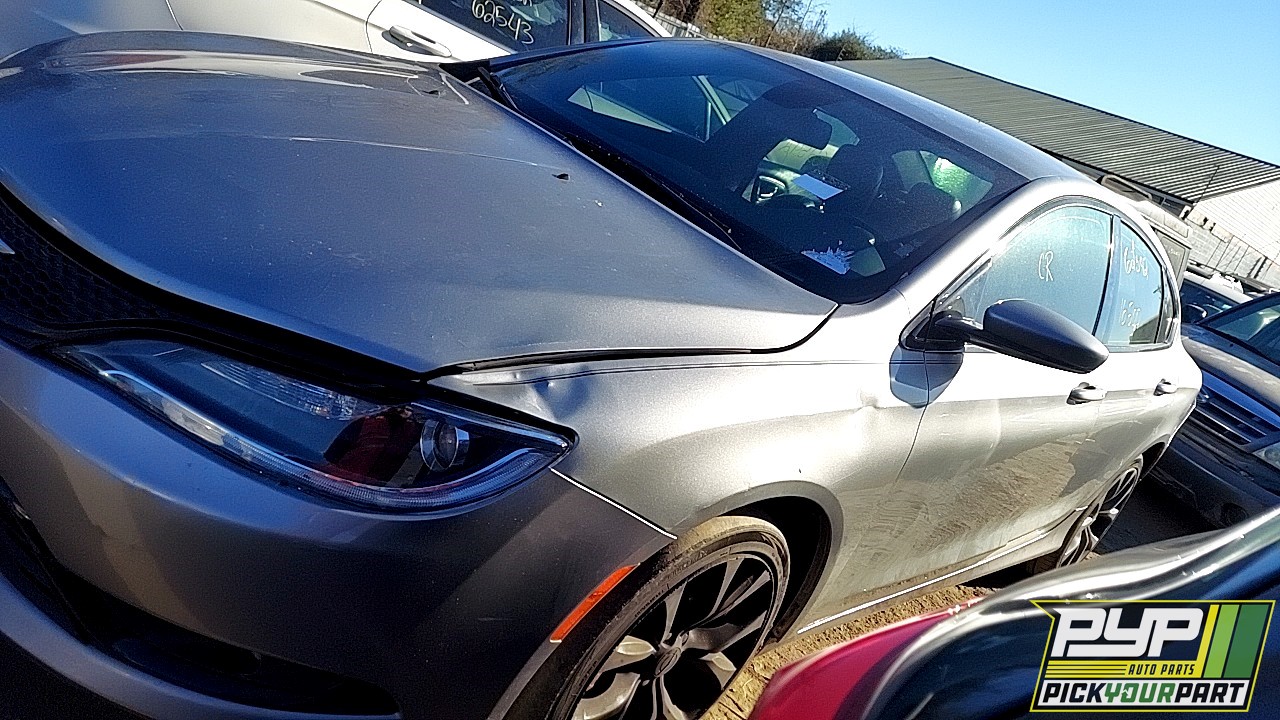 2016 CHRYSLER 200 partes disponibles