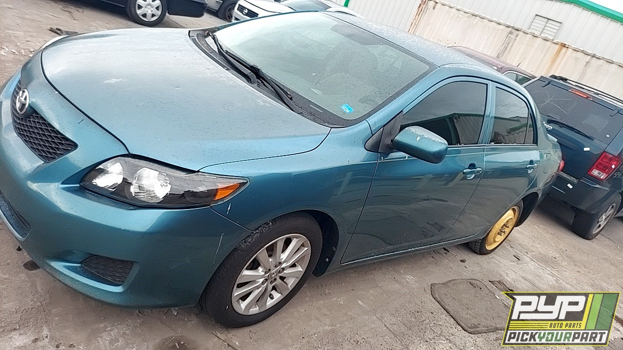 2009 TOYOTA COROLLA partes disponibles
