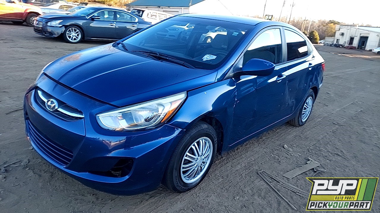 2016 HYUNDAI ACCENT partes disponibles