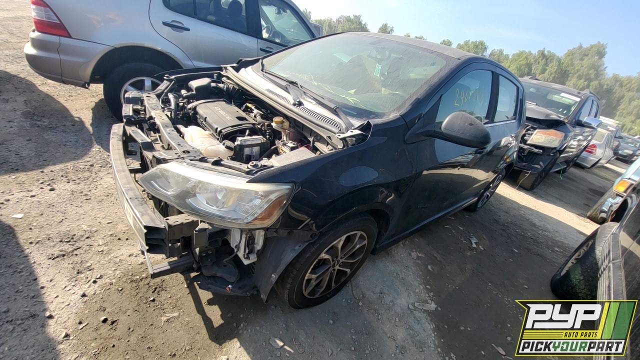 2017 CHEVROLET SONIC partes disponibles