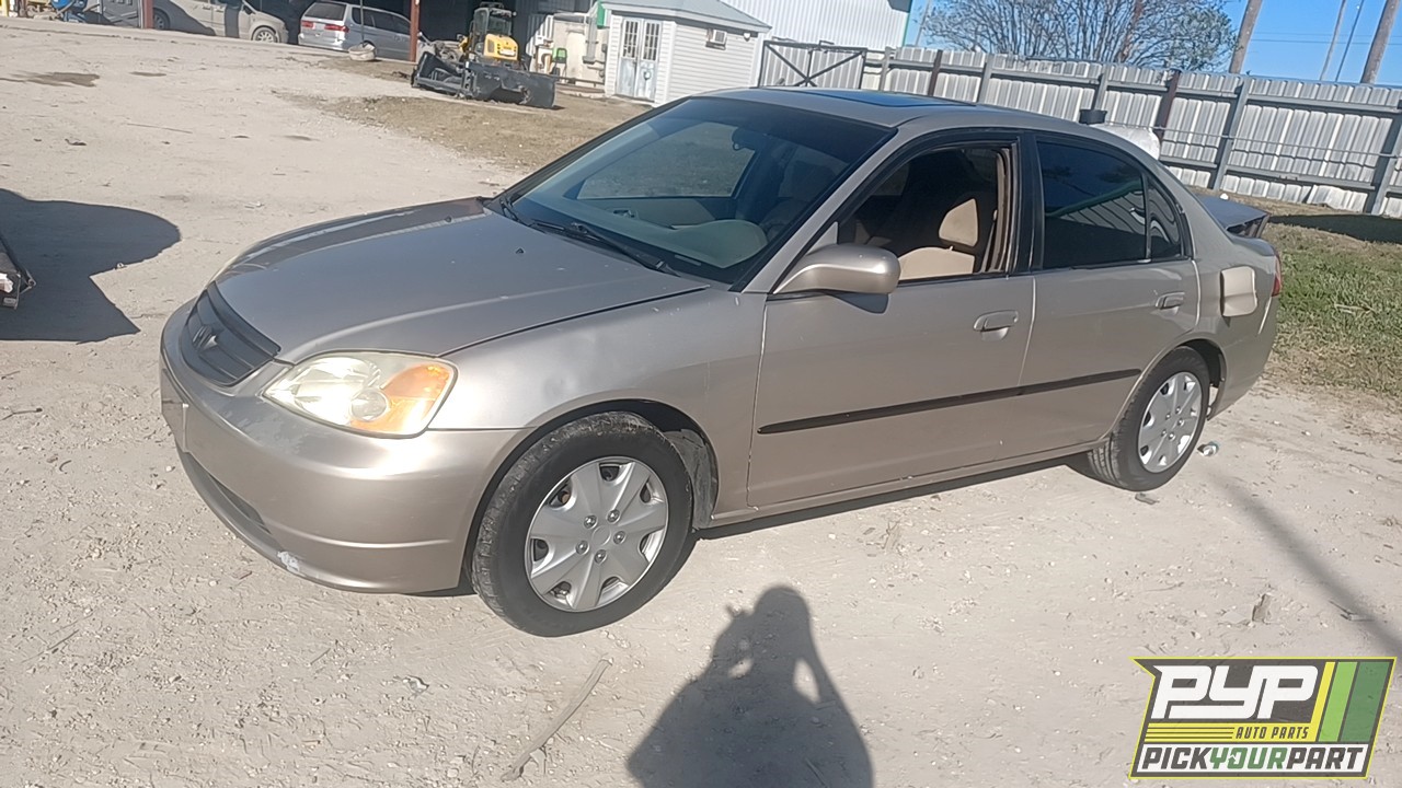 2002 HONDA CIVIC available for parts