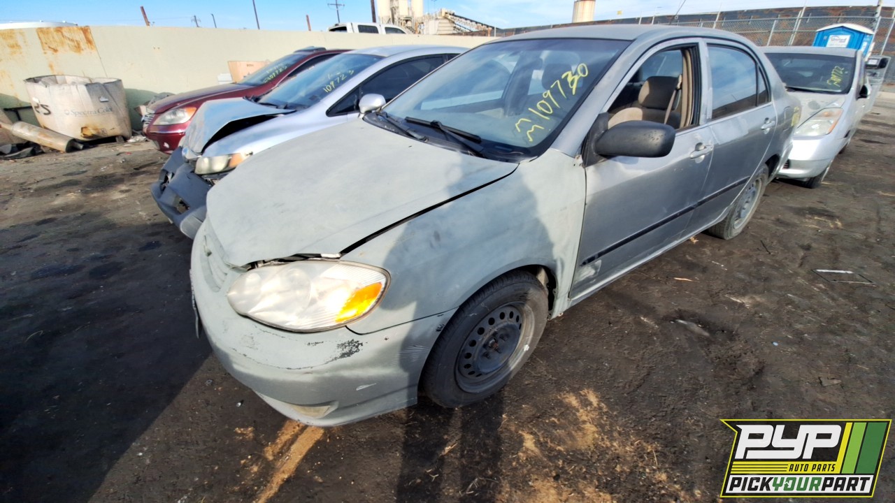 2003 TOYOTA COROLLA partes disponibles
