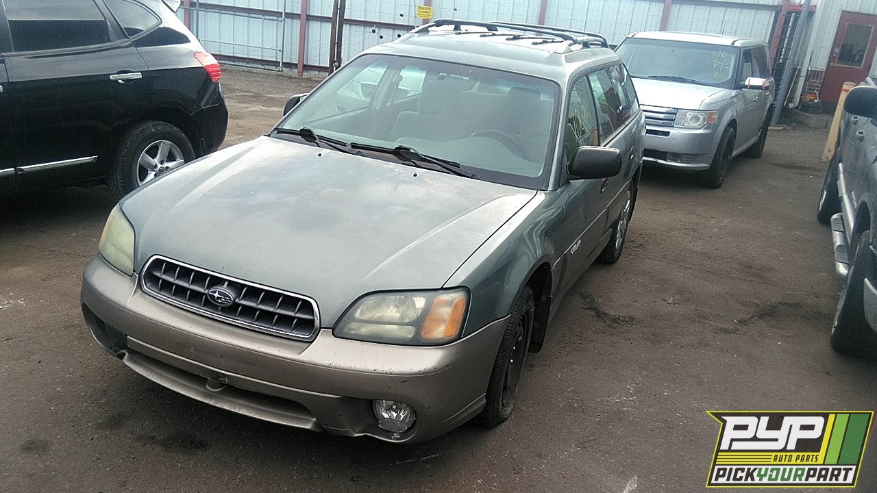 2004 SUBARU OUTBACK partes disponibles