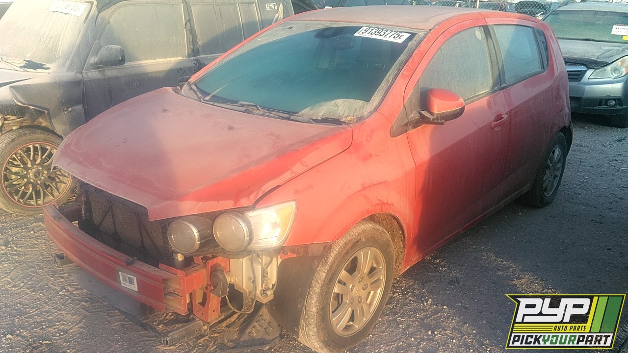 2012 CHEVROLET SONIC available for parts