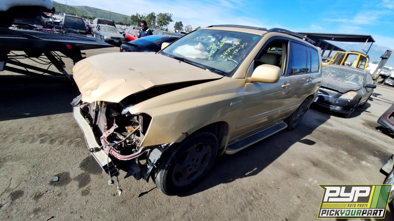 2004 TOYOTA HIGHLANDER partes disponibles