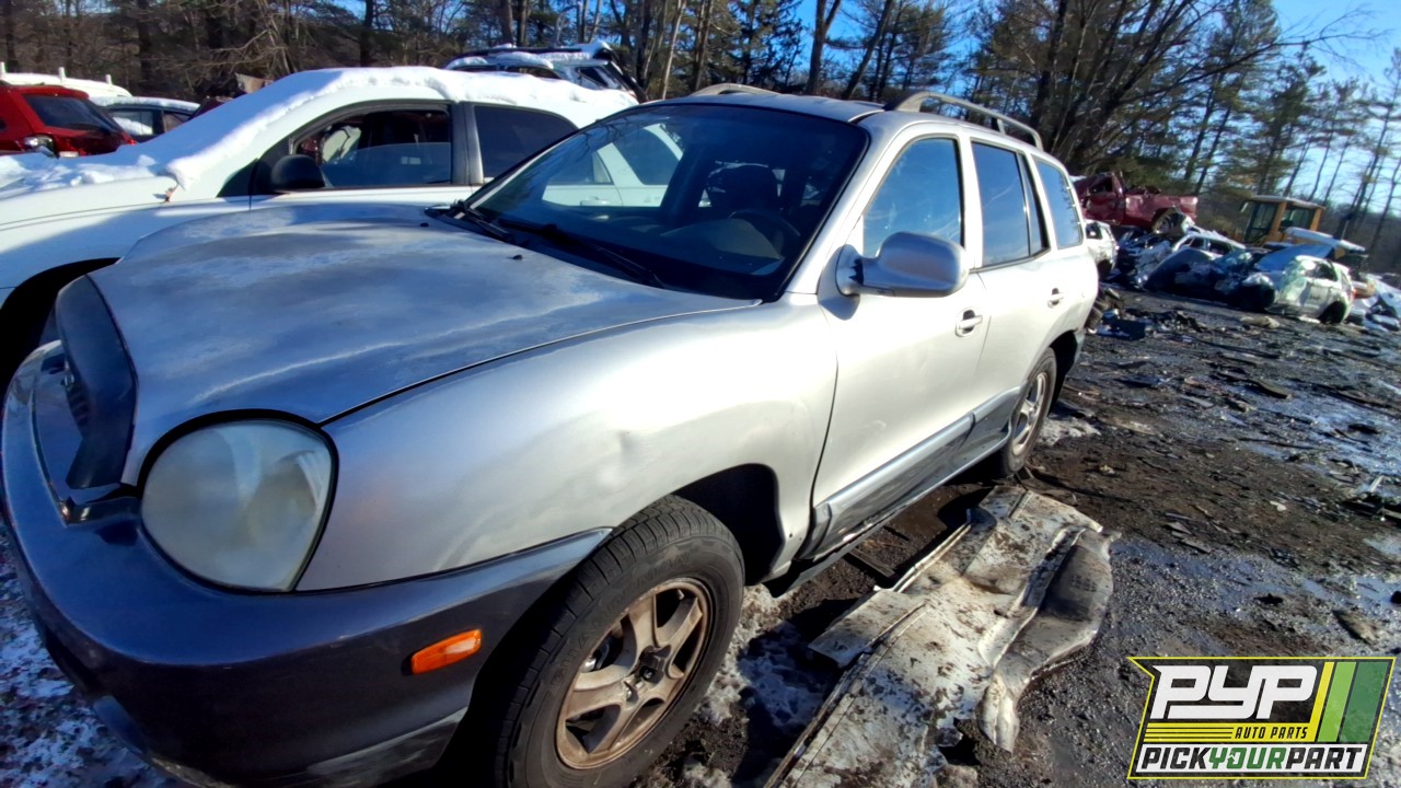 2003 HYUNDAI SANTA FE partes disponibles