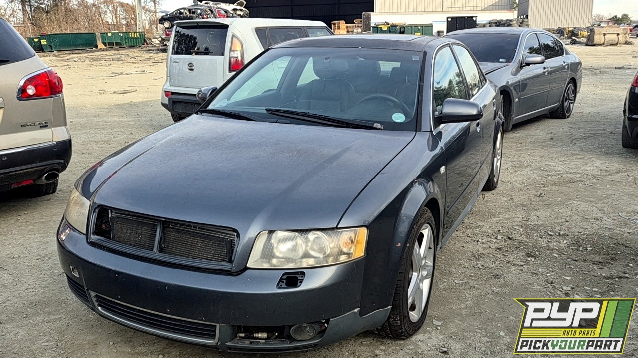 2003 AUDI A4 QUATTRO partes disponibles