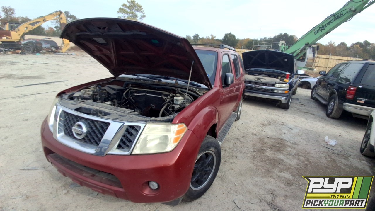 2008 NISSAN PATHFINDER partes disponibles