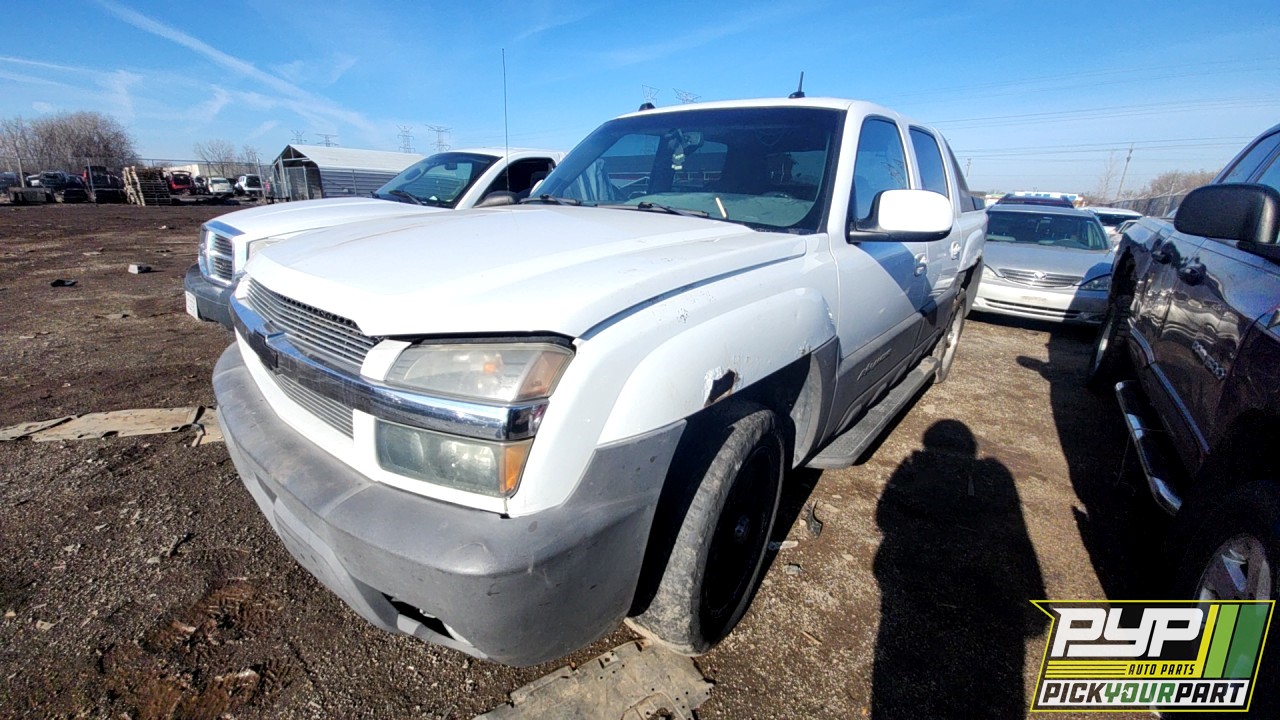 2004 CHEVROLET AVALANCHE 1500 partes disponibles