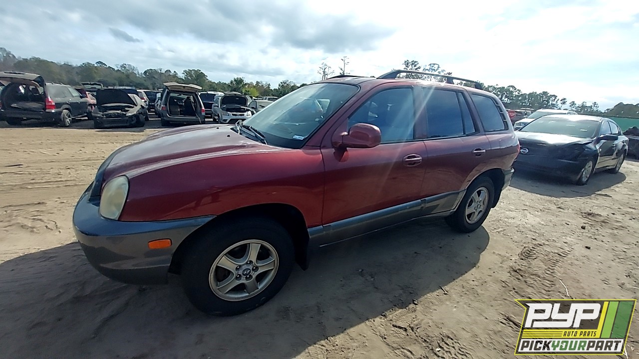 2003 HYUNDAI SANTA FE partes disponibles