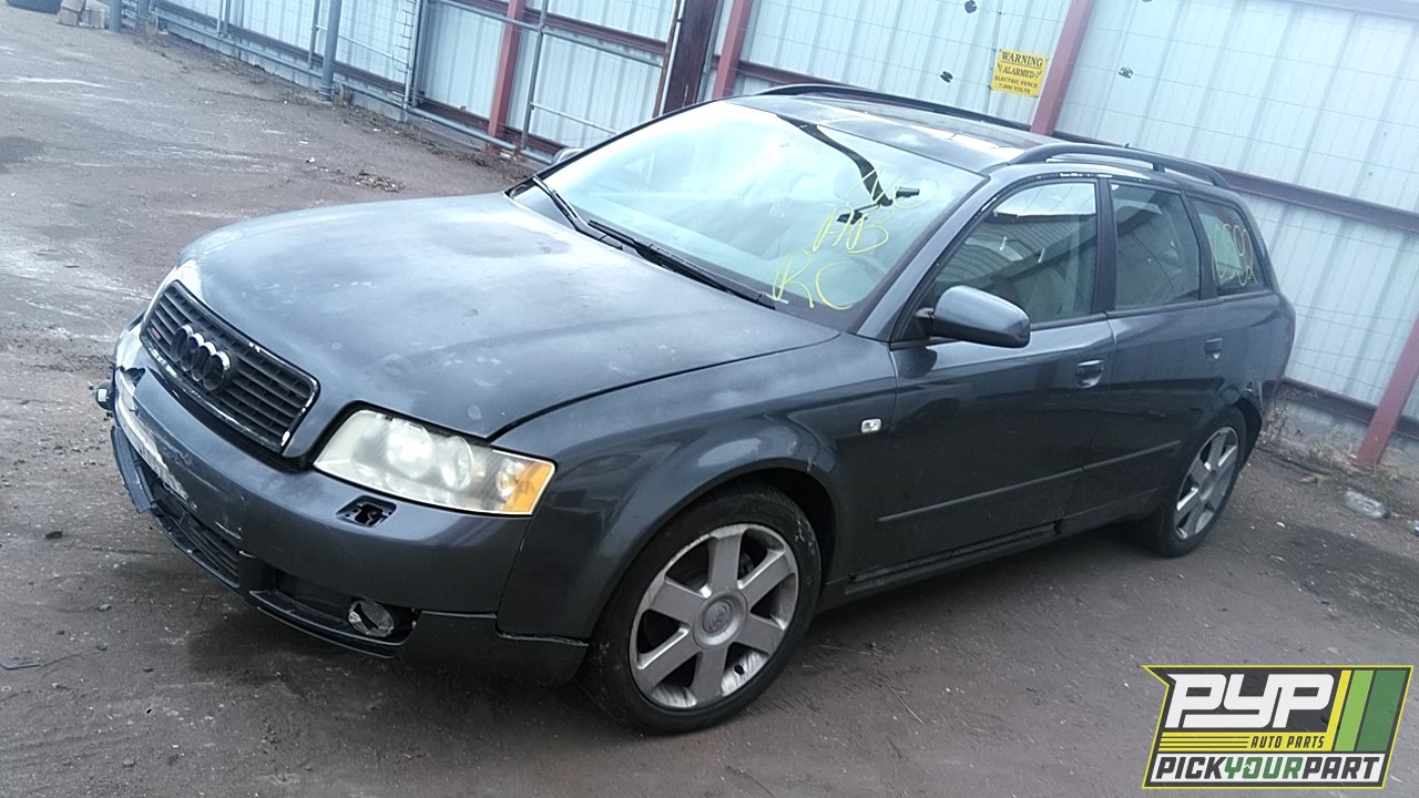 2005 AUDI A4 QUATTRO partes disponibles