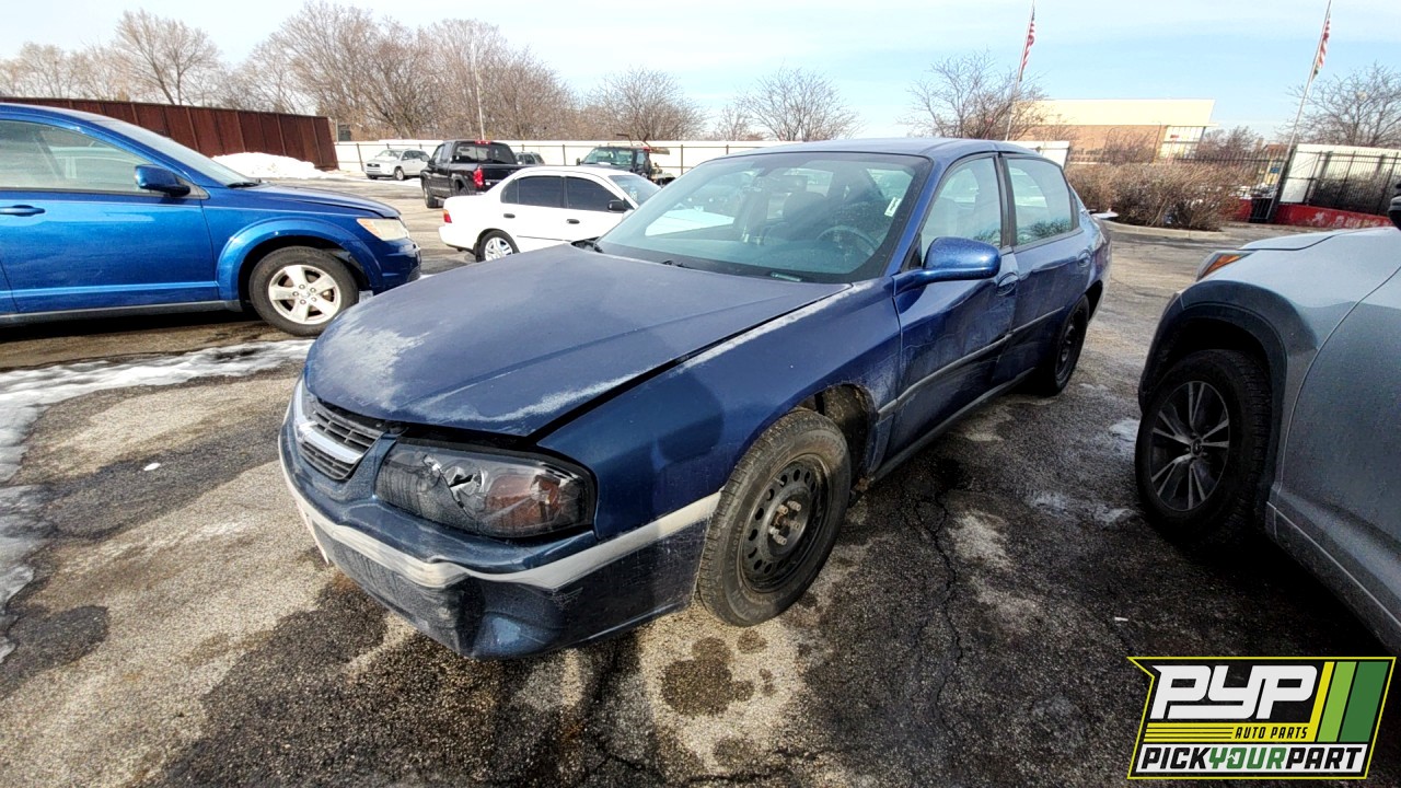 2004 CHEVROLET IMPALA partes disponibles