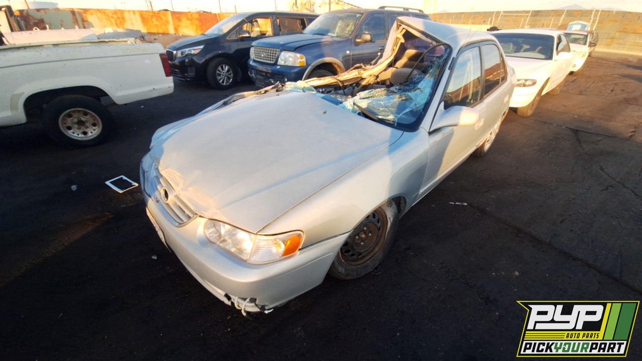 2001 TOYOTA COROLLA partes disponibles