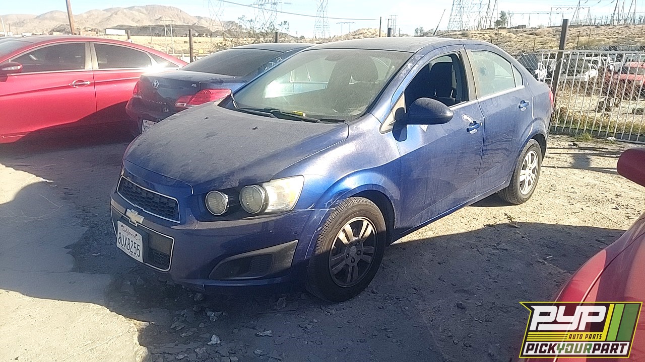2013 CHEVROLET SONIC partes disponibles
