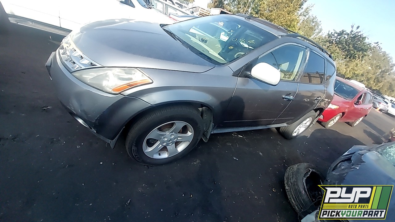 2005 NISSAN MURANO partes disponibles