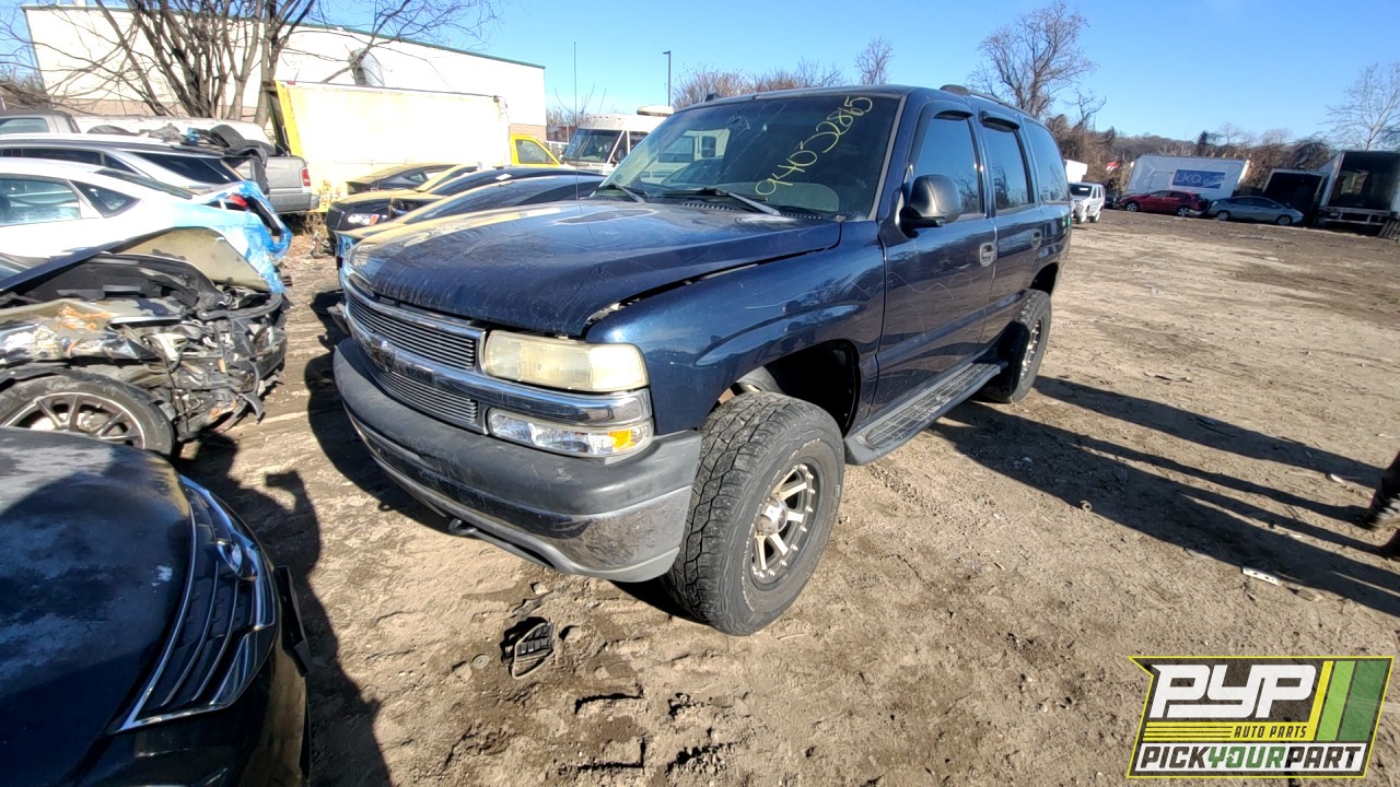 2004 CHEVROLET TAHOE partes disponibles