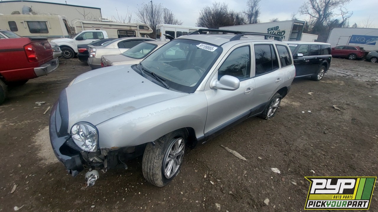 2003 HYUNDAI SANTA FE partes disponibles