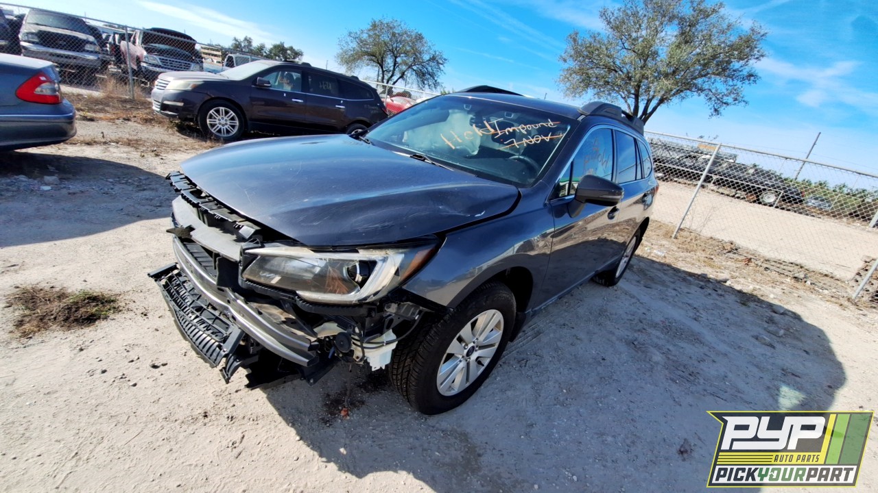 2018 SUBARU OUTBACK partes disponibles