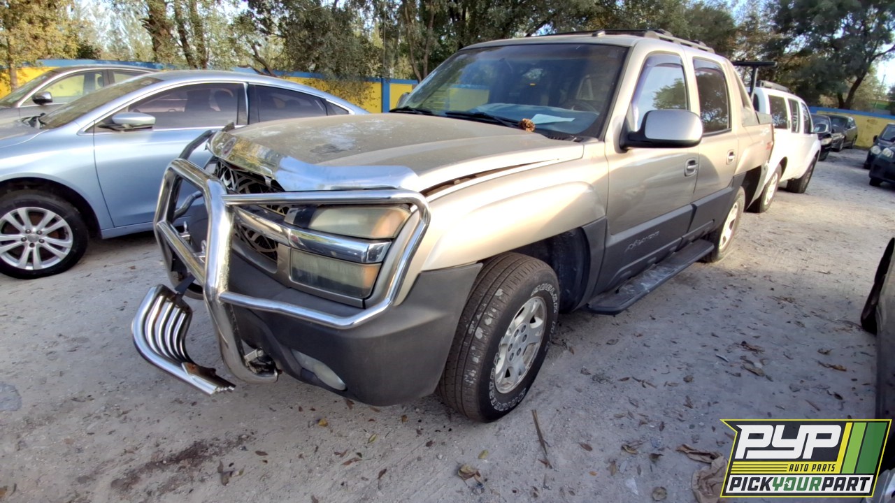 2003 CHEVROLET AVALANCHE 1500 partes disponibles