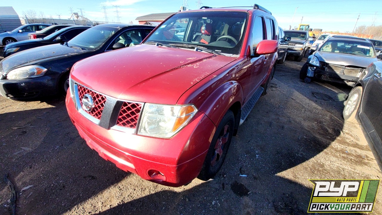 2005 NISSAN PATHFINDER partes disponibles