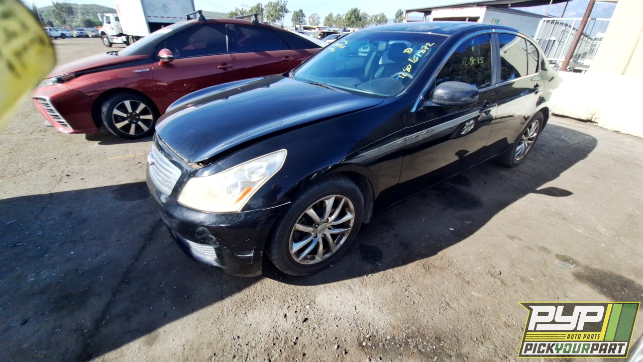 2008 INFINITI G35 partes disponibles