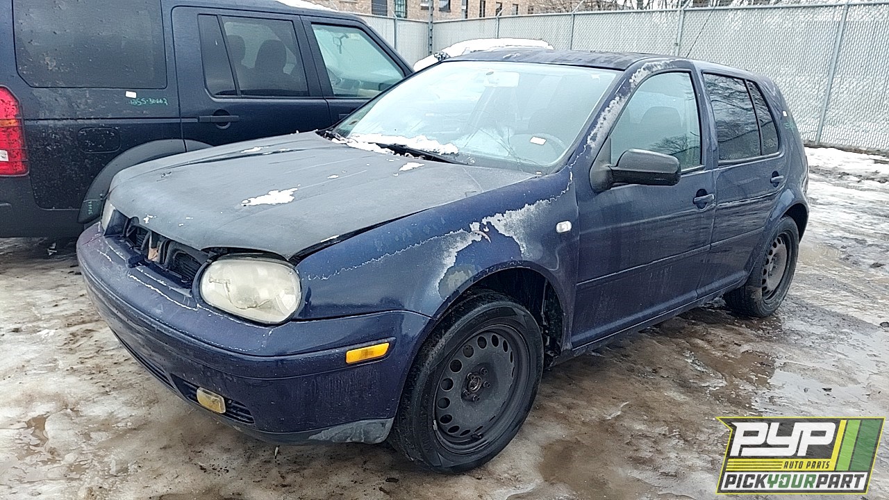 2003 VOLKSWAGEN GOLF partes disponibles