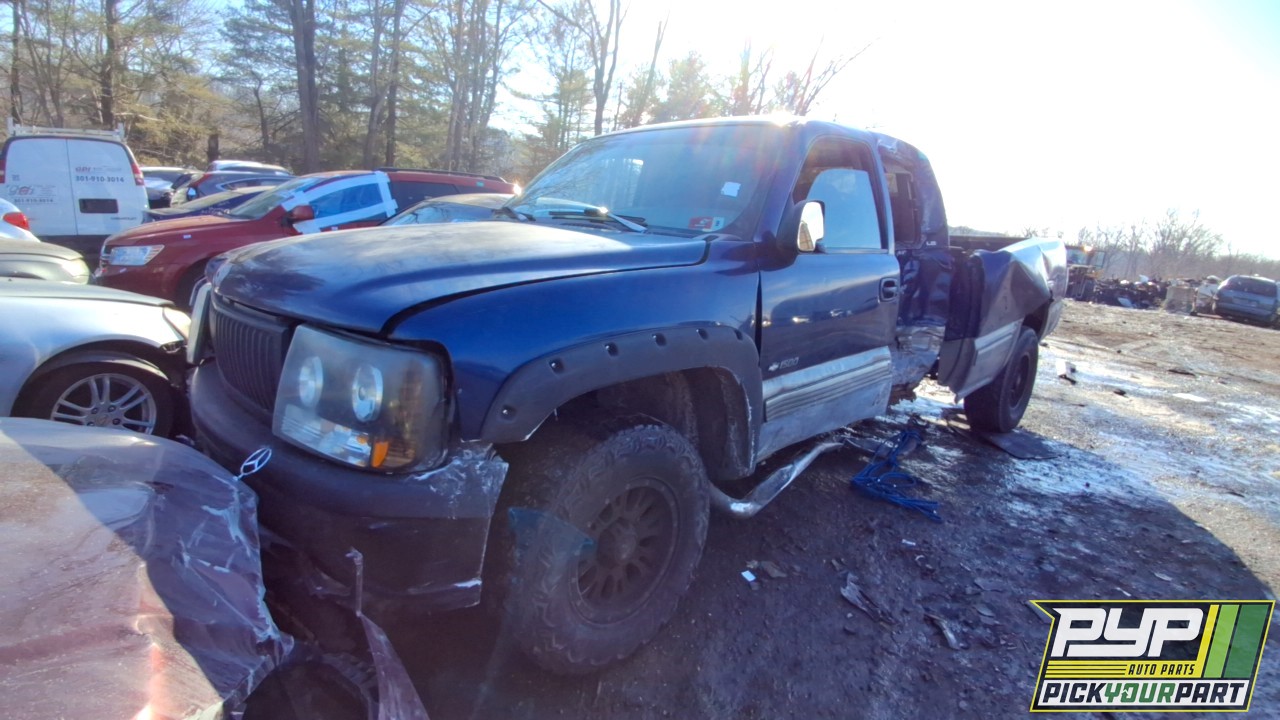 2000 CHEVROLET SILVERADO 1500 partes disponibles