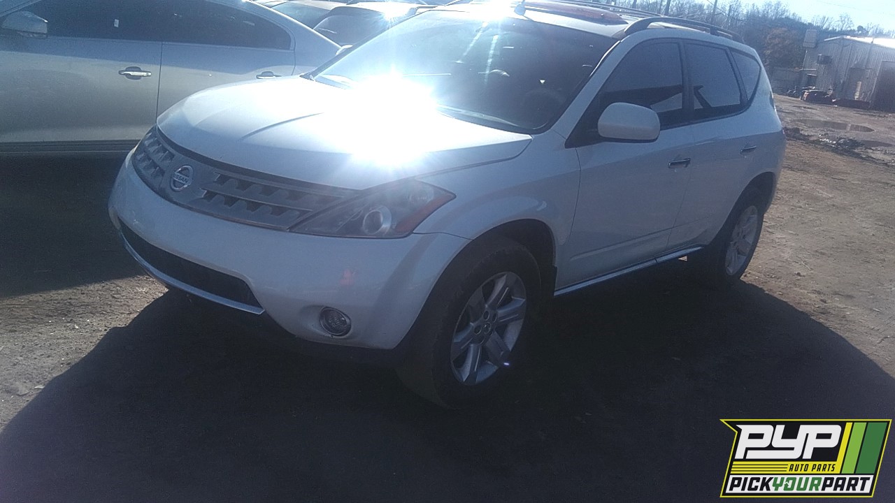 2007 NISSAN MURANO partes disponibles