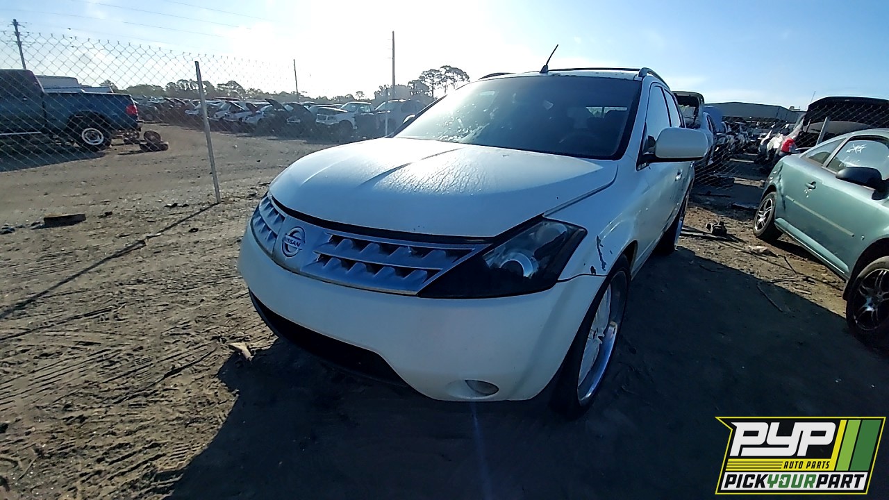 2004 NISSAN MURANO partes disponibles