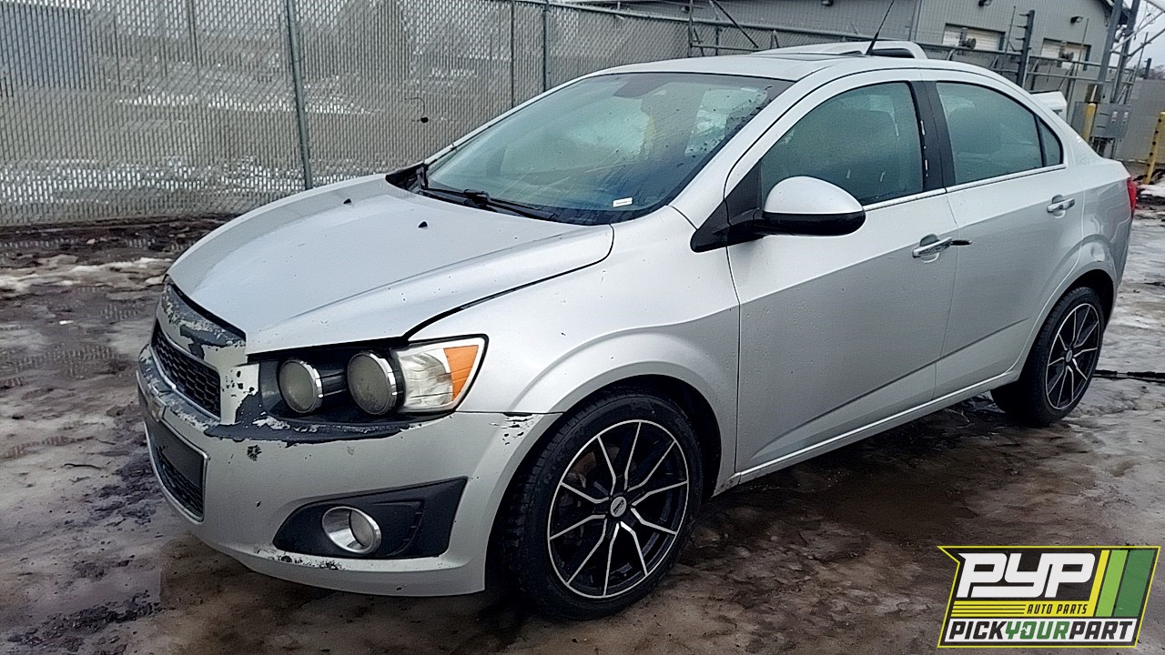 2012 CHEVROLET SONIC partes disponibles