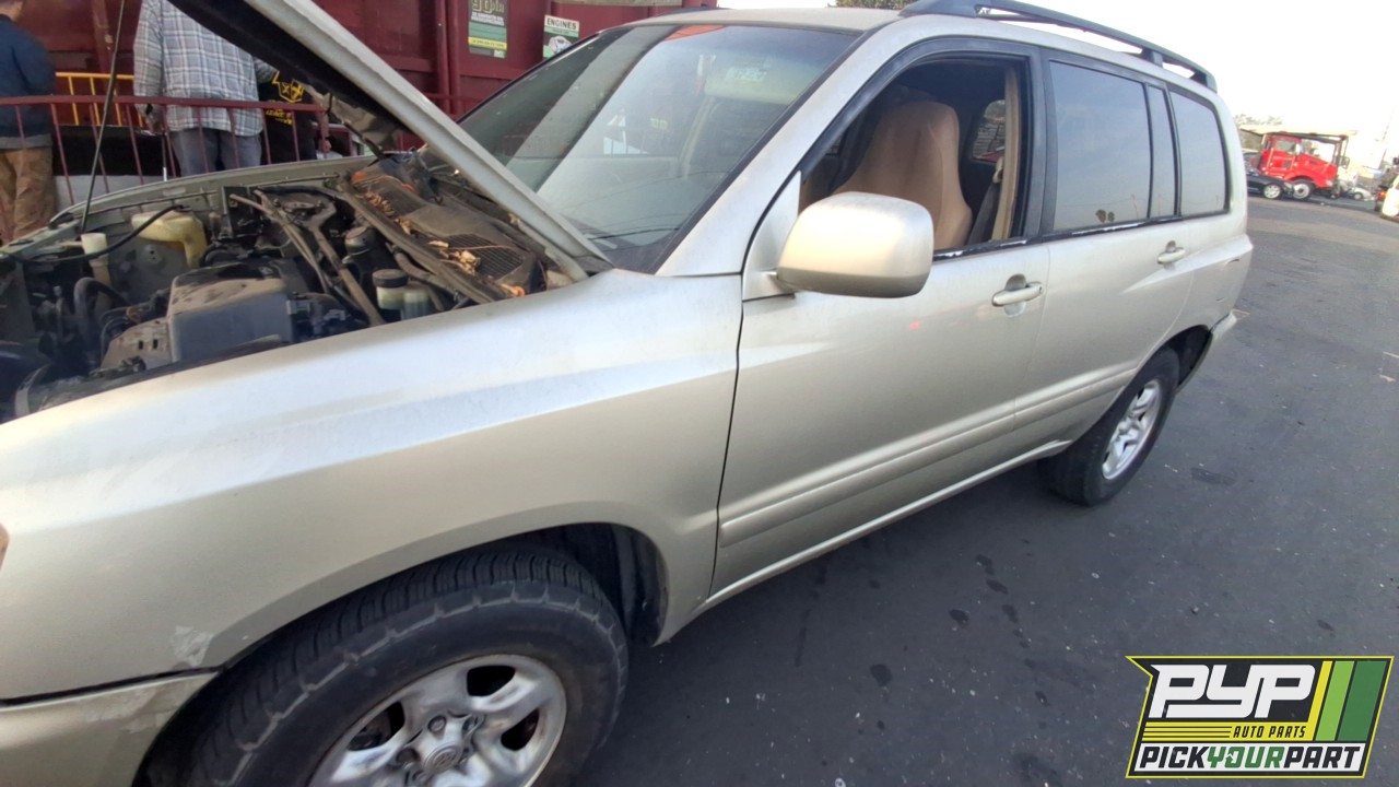 2002 TOYOTA HIGHLANDER partes disponibles